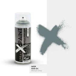 Rich Spray-X Paint Sprey Boya 400 ml ANTİK GRİ - 1
