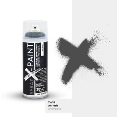 Rich Spray-X Paint Sprey Boya 400 ml ANTRASİT - 1