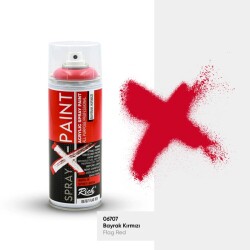 Rich Spray-X Paint Sprey Boya 400 ml BAYRAK KIRMIZI - 1
