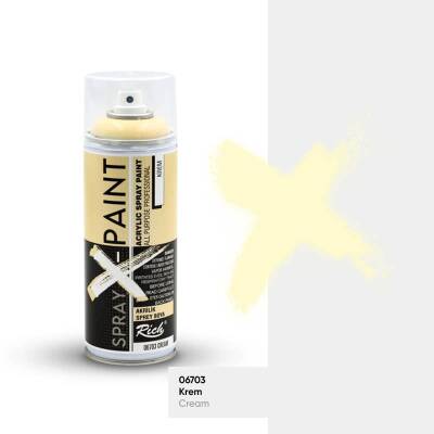 Rich Spray-X Paint Sprey Boya 400 ml KREM - 1