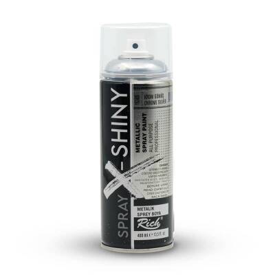 Rich Spray-X Paint Sprey Boya 400 ml KROM GÜMÜŞ - 1