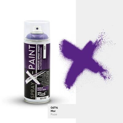 Rich Spray-X Paint Sprey Boya 400 ml MOR - 1