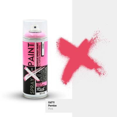 Rich Spray-X Paint Sprey Boya 400 ml PEMBE - 1
