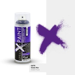Rich Spray-X Paint Sprey Boya 400 ml VİOLET MOR - 1
