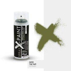 Rich Spray-X Paint Sprey Boya 400 ml YAĞ YEŞİLİ - 1