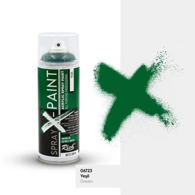 Rich Spray-X Paint Sprey Boya 400 ml YEŞİL - 1