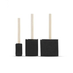 Rich Sünger Vernik Fırçası 3 Boy Set - 1