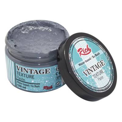 Rich Vintage Texture Paste 150 ml. 5104 ANTRASİT - 1