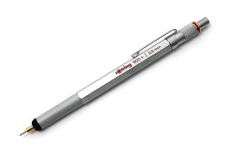 Rotring 800+ Mekanik Kurşun Kalem + Dokunmatik Ekran Kalemi 0.5 mm KROM - 1