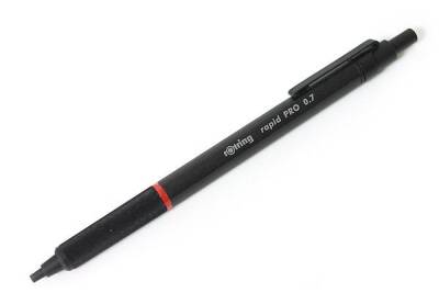 Rotring Rapid Pro Mekanik Kurşun Kalem 0.7 mm SİYAH - 1