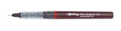 Rotring Tikky Graphic Teknik Çizim Kalemi 0.2 SİYAH - 1