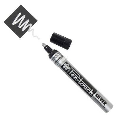 Sakura Pen-touch Paint Marker Medium 2,0 mm Gümüş - 1