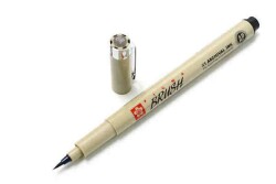 Sakura Pigma Brush Pen Fırça Uçlu Çizim Kalemi BLACK (SİYAH) - 1