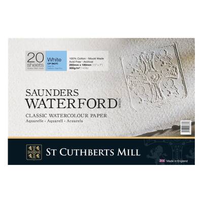 Saunders Waterford Suluboya Blok Cold Pres 300 gr 260x180mm 20 yp - 1