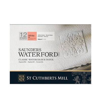 Saunders Waterford Suluboya Blok Hot Pres 300 gr 360x260mm 20 yp - 1