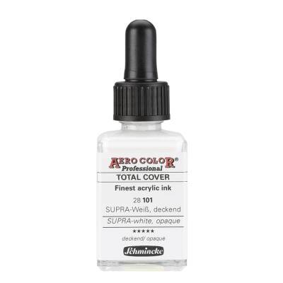 Schmincke Aero Color Akrilik Mürekkep 28 ml 101 Supra White Opaque - 1