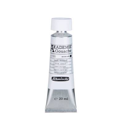 Schmincke Akademie Guaj Boya 20 ml 100 White Opaque - 1