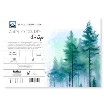 Schoellershammer Da Capo Postcard Suluboya Blok 300 gr A6 10 yp - 1
