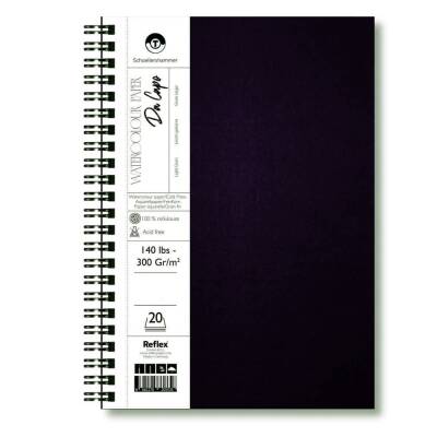 Schoellershammer Da Capo Watercolor Book Sert Kapak Spiralli Suluboya Defteri 300 gr A5 20yp - 1