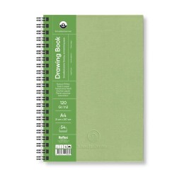 Schoellershammer Drawing Book Sert Kapak Spiralli Eskiz Defteri 120 gr A4 54 yp Apple Green - 1
