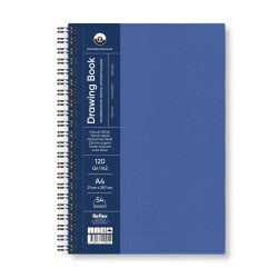 Schoellershammer Drawing Book Sert Kapak Spiralli Eskiz Defteri 120 gr A4 54 yp Blue - 1