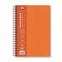Schoellershammer Drawing Book Sert Kapak Spiralli Eskiz Defteri 120 gr A4 54 yp Orange - 1