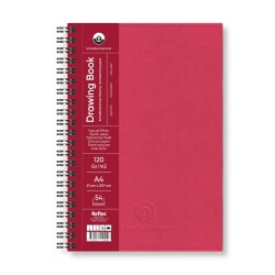 Schoellershammer Drawing Book Sert Kapak Spiralli Eskiz Defteri 120 gr A4 54 yp Ruby - 1