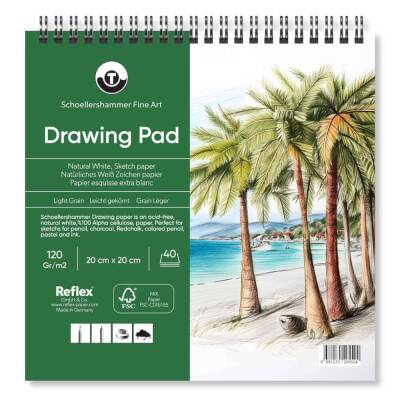 Schoellershammer Drawing Pad Eskiz Defteri 120 gr 20x20 cm 40 yp - 1