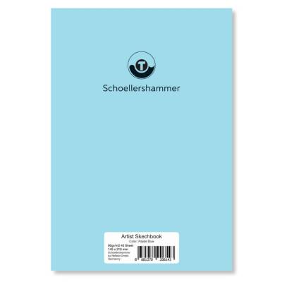 Schoellershammer Sketch Book Karton Kapaklı Eskiz Defteri 90 gr A5 30 yp Pastel Blue - 1