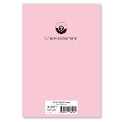 Schoellershammer Sketch Book Karton Kapaklı Eskiz Defteri 90 gr A5 30 yp Pastel Pink - 1