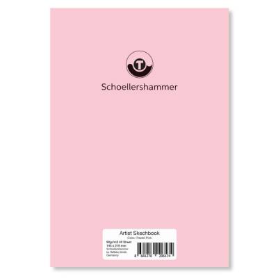 Schoellershammer Sketch Book Karton Kapaklı Eskiz Defteri 90 gr A5 30 yp Pastel Pink - 1