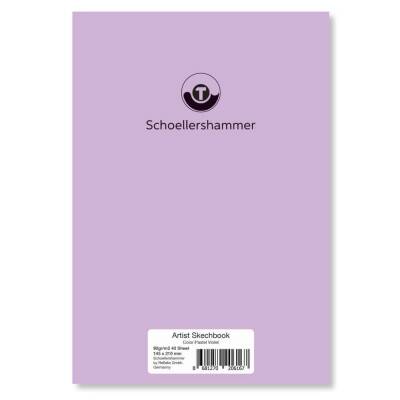 Schoellershammer Sketch Book Karton Kapaklı Eskiz Defteri 90 gr A5 30 yp Pastel Violet - 1