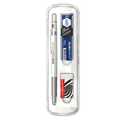 Scrikss Graph-X Versatil Kalem 3'lü Set 0.7mm BEYAZ - 1