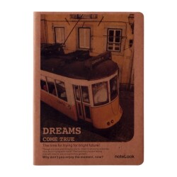 Scrikss Notelook Kraft Defter TREN 13x18.5 cm Çizgisiz - 1