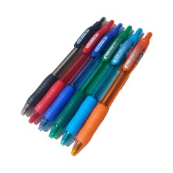 Scrikss Proxi Yağ Bazlı Jel Mürekkepli Kalem 1.2 mm 6 Renk Set - 1