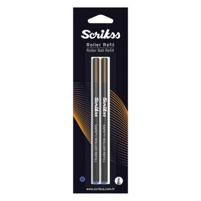 Scrikss Roller Refil 0.7mm Mavi 2'li Blister - 1