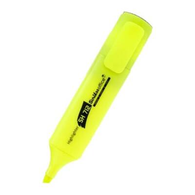 Scrikss SH712 Fosforlu Kalem NEON SARI - 1