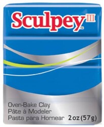 Sculpey III Polimer Kil 57 gr 063 Blue (Mavi) - 1