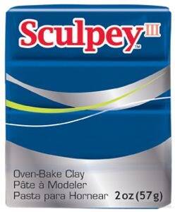 Sculpey III Polimer Kil 57 gr 1008 Blue Pearl (Mavi İnci) - 1