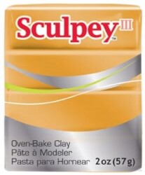 Sculpey III Polimer Kil 57 gr 1086 Gold (Altın) - 1