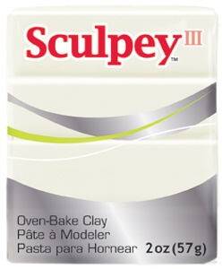 Sculpey III Polimer Kil 57 gr 1101 Pearl (İnci) - 1