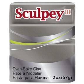 Sculpey III Polimer Kil 57 gr 1105 Pewter (G. Kalay) - 1