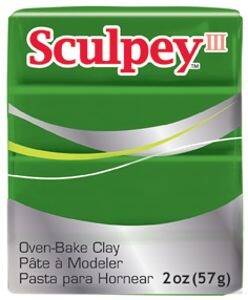 Sculpey III Polimer Kil 57 gr 322 Leaf Green (Yaprak Yeşili) - 1