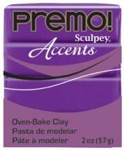 Sculpey Premo Accents Polimer Kil 57 gr 5031 Purple Pearl - 1