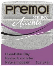 Sculpey Premo Accents Polimer Kil 57 gr 5065 Gray Granite - 1
