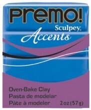 Sculpey Premo Accents Polimer Kil 57 gr 5289 Blue Pearl - 1