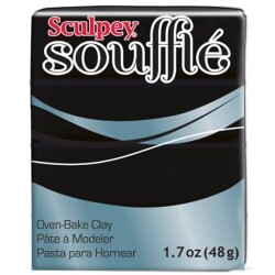 Sculpey Souffle Polimer Kil 48 gr. Haşhaş Rengi (Poppy Seed) - 1