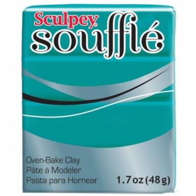 Sculpey Souffle Polimer Kil 48 gr. Turkuaz (Sea Glass) - 1