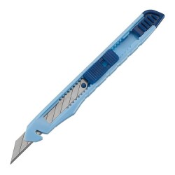 SDI 0408D 30 Derece Açılı Dar Maket Bıçağı Otomatik Kilit Plastik Gövde - 1
