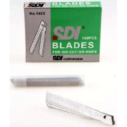 SDI Dar Maket Bıçağı Yedeği 9 mm 10'lu Paket - 1